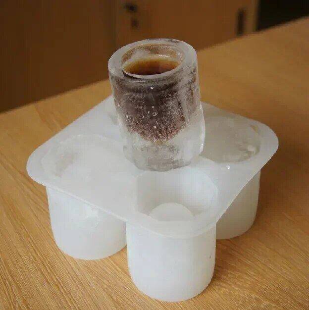 4 Cup Shape Silicone Ice Cube Mold IceMould Ice Cube - PYJ IT Solutions Online Shop