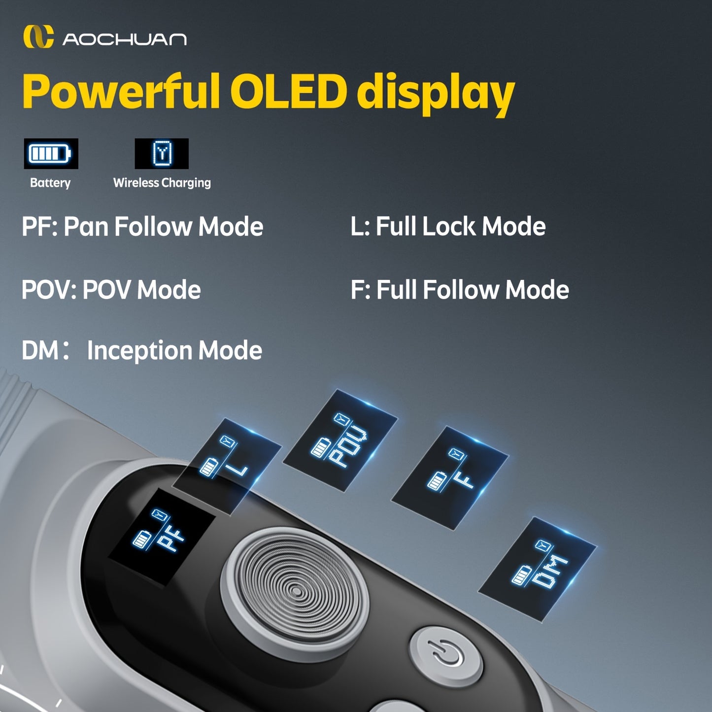 Ao Chuan Smart XPro Cell Phone Gimbal Mount Smart Shooting Outdoor Sports Vlog Three-legged Stabilizer Three-axis Anti-shake Stabilization Comes With A Three-step Fill Light Can Be Reversed Wireless Charging Support App Black - PYJ IT Solutions Online Shop