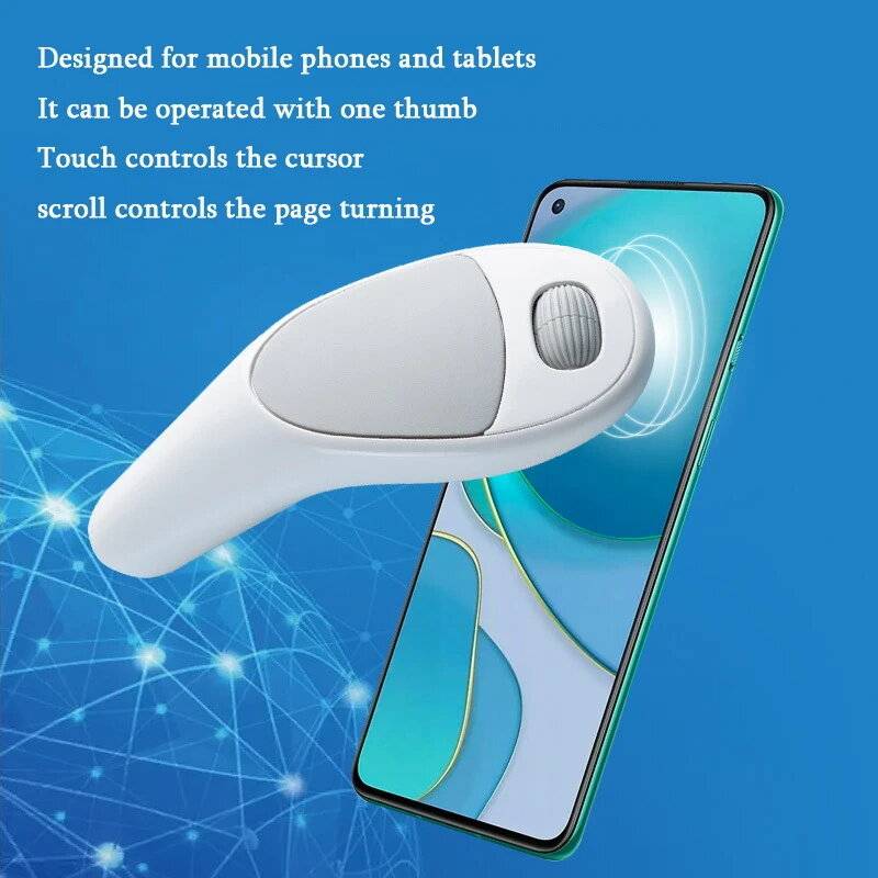 Wireless Bluetooth Thumb Air Apple Mouse Finger Touch Mouse