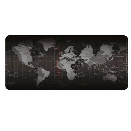 Mouse pad with world map