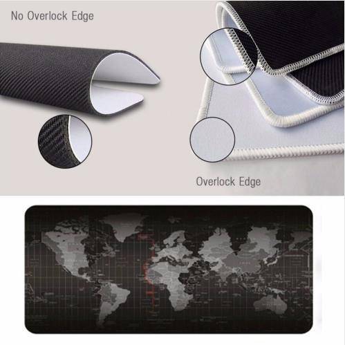 Mouse pad with world map