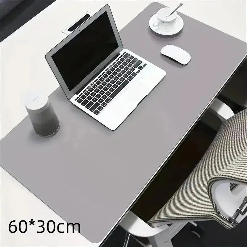 1 Pcs Large Size 60*40cm Leather Mouse Pad Oversized Computer Keyboard Antislip Desk Pad Waterproof Non - slip Two - sided Desk Pad - PYJ IT Solutions Online Shop