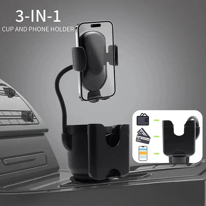 Car Cup Holder Expander Multifunction Support Adapter For Auto Interior Drink Organizer Storage Accessories With Phone Holder - PYJ IT Solutions Online Shop