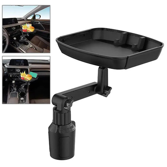 Portable Adjustable Car Cup Holder Tray Expanded Table Desk Car Cup Tray Universal Car Tray Table For Eating With Phone Hol S7U5 - PYJ IT Solutions Online Shop