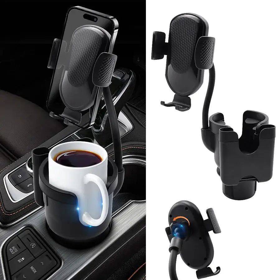 Car Cup Holder Expander Multifunction Support Adapter For Auto Interior Drink Organizer Storage Accessories With Phone Holder - PYJ IT Solutions Online Shop