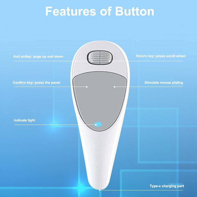 Wireless Bluetooth Thumb Air Apple Mouse Finger Touch Mouse